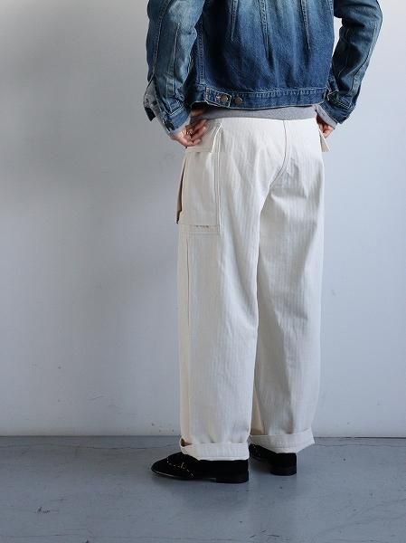 blurhms ROOTSTOCKCotton-HBT 43 Pants / Natural