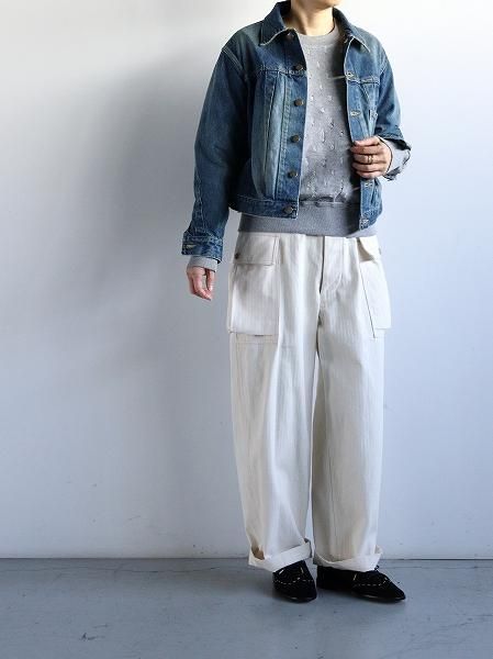 blurhms ROOTSTOCK Cotton-HBT 43 Pants / Natural