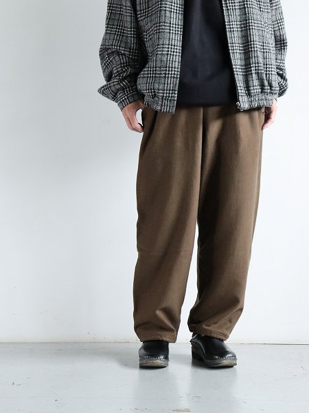 blurhms ROOTSTOCKSoft&Hard Sweat Pants / KhakiBrown