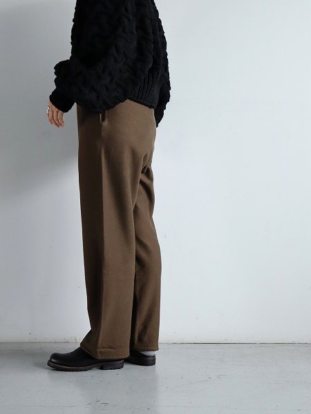 blurhms ROOTSTOCKSoft&Hard Sweat Pants / KhakiBrown