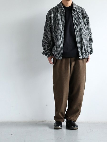 blurhms ROOTSTOCKSoft&Hard Sweat Pants / KhakiBrown