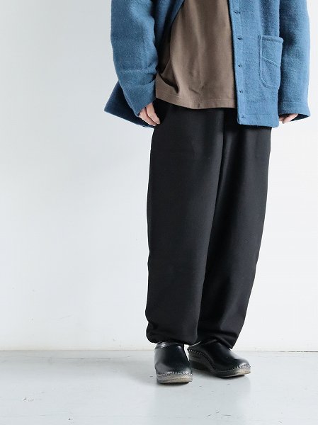 blurhms ROOTSTOCKSoft&Hard Sweat Pants / Black