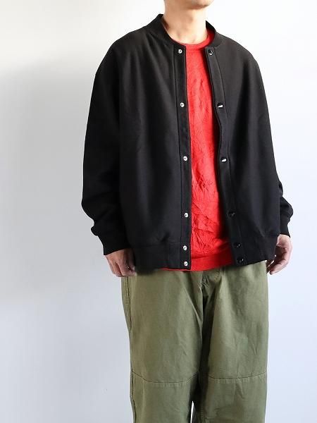 blurhmsROOTSTOCK Soft&Hard Sweat Snap Cardigan / Black