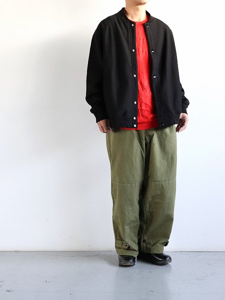 blurhmsROOTSTOCK Soft&Hard Sweat Snap Cardigan / Black