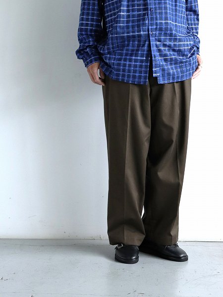 blurhms ROOTSTOCK 2046D Chino Pants / KhakiBrown (bROOTS24F20)