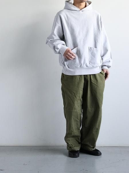 blurhms ROOTSTOCK Thin-Sweat Separate-Pocket Hoodie P/O