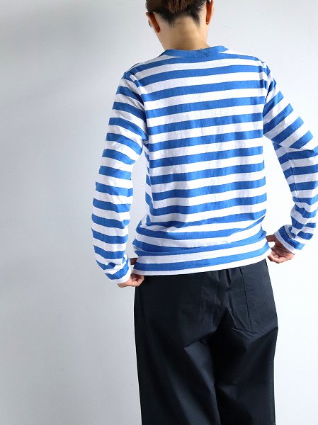 eleven 2ndCotton Border Jersey Long T-shirt