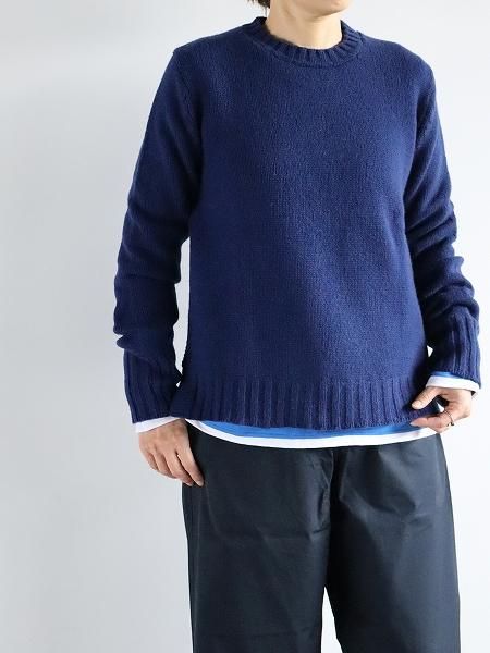 ERRORTYPE ELEVEN / ネイビーTシャツ eleven 2nd Cotton Border Jersey Long T-shirt