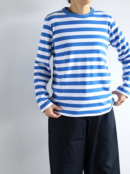 eleven 2ndCotton Border Jersey Long T-shirt