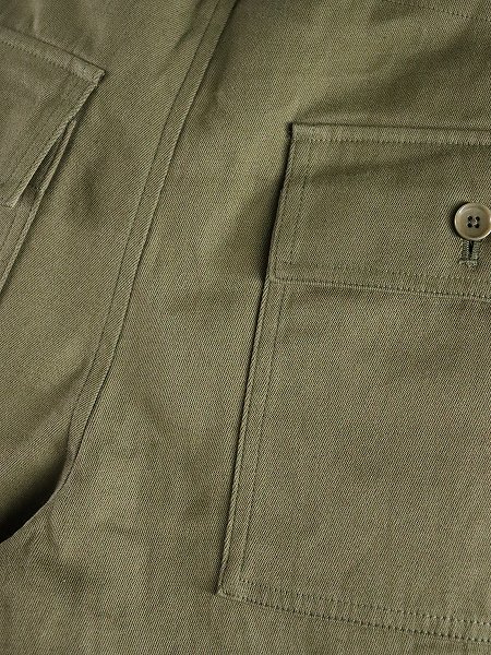 eleven 2nd (֥󥻥) Cotton Wool Wide Pants / Olive (åȥ󥦡 磻ɥѥ)