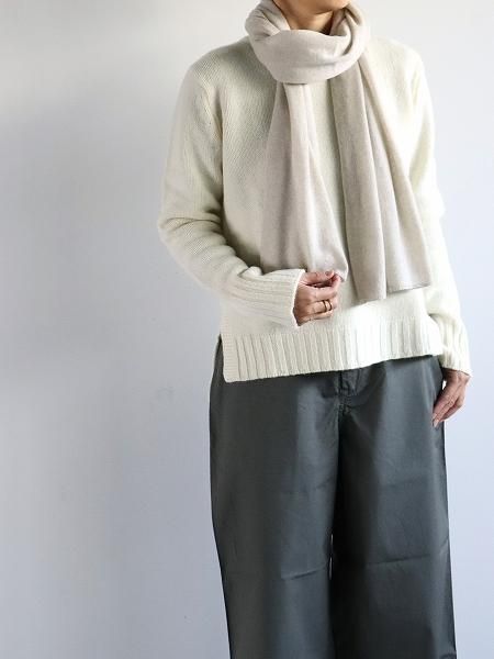 eleven 2nd (イレブンセカンド) Cashmere no.1 Stole / カシミヤ no.1 ストール (e2W-1119)