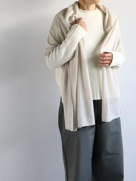 eleven 2nd (イレブンセカンド) Cashmere no.1 Stole / カシミヤ no.1 ストール (e2W-1119)