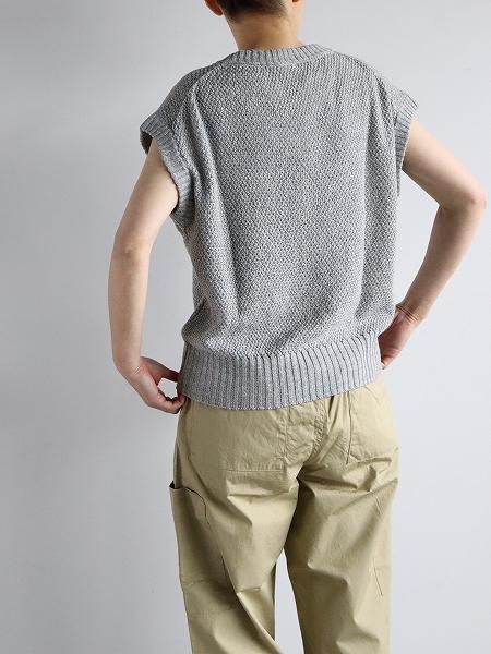eleven. 2nd リネンシルク　slip over eleven 2nd / イレブンセカンド Silk Plating Linen Slipover