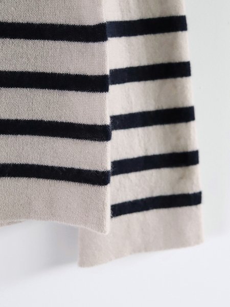 eleven 2nd / ֥󥻥ɡCashmere no.2 - Mens Round Neck Border  / ߥ 󥺥饦ɥͥåܡ