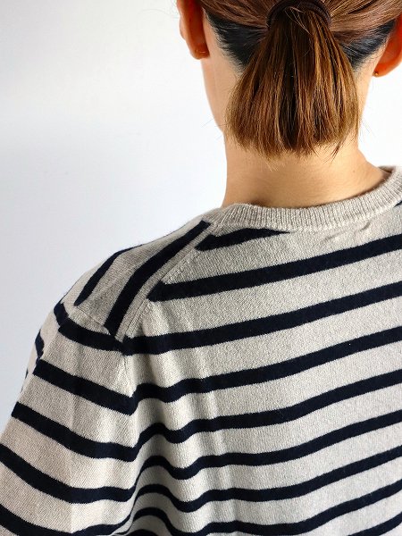 eleven 2nd / ֥󥻥ɡCashmere no.2 - Mens Round Neck Border  / ߥ 󥺥饦ɥͥåܡ