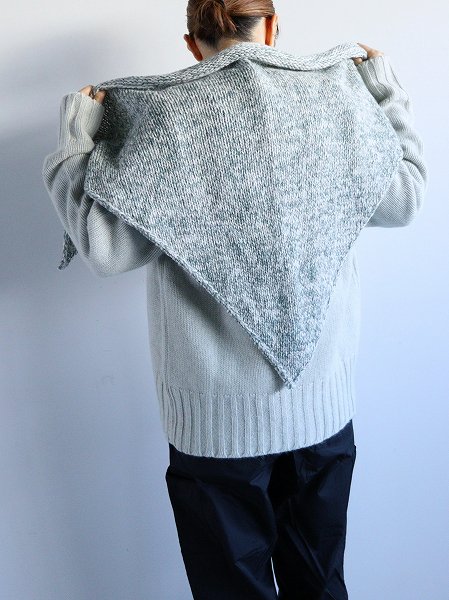 eleven 2ndSoft Mix Lambswool Sankaku Stole