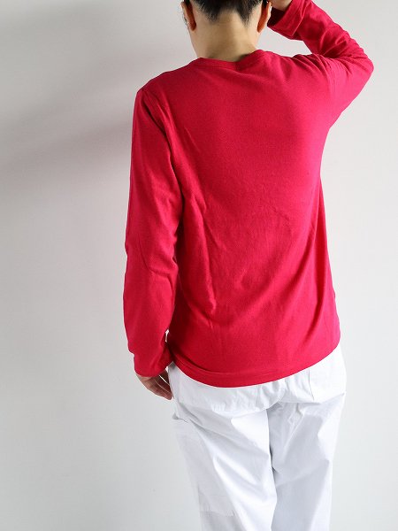 eleven 2nd　Plain Cotton Jersey Long T-shirt / col.Rose
