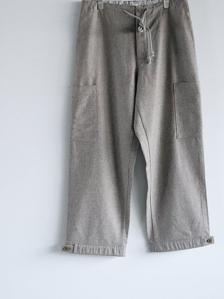 eleven 2ndWool Flannel Cargo Pants / Beige