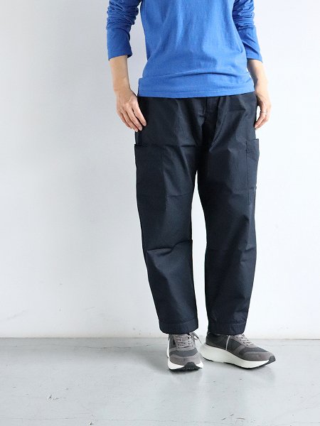 eleven 2ndFine Cotton Broad Cargo Pants / Navy