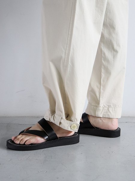 eleven 2ndFine Cotton Broad Cargo Pants / Ivory