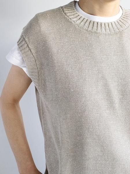 eleven 2nd / イレブンセカンド Silk Plating Linen Slipover