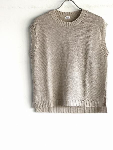 eleven 2nd / イレブンセカンド Silk Plating Linen Slipover