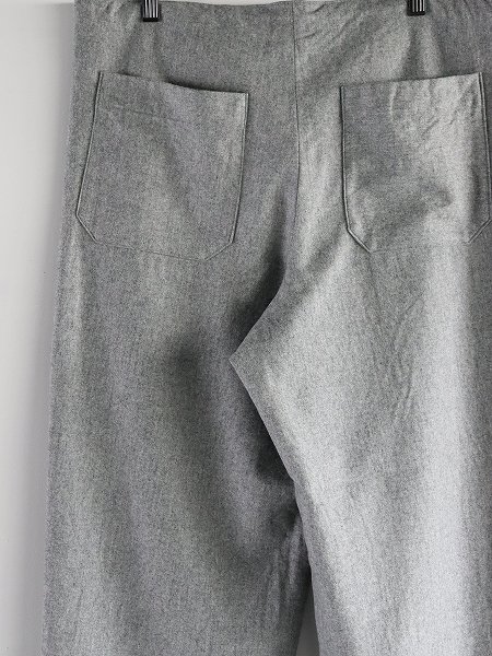 eleven 2nd / ֥󥻥ɡWool Flannel Wide Pants /  Lt.grey (եͥ磻ɥѥ)