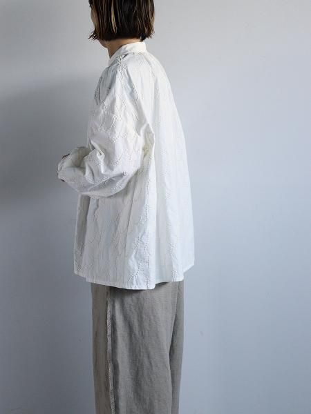 kijinokanoseigather blouse / fractal WH (KJ502AW47)