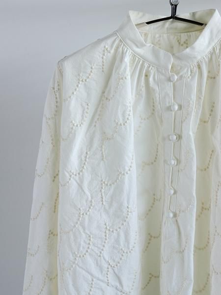 kijinokanoseigather blouse / fractal WH (KJ502AW47)