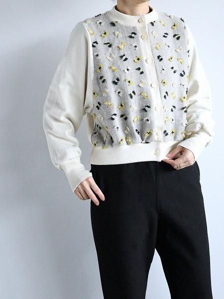 kijinokanosei knit blouson - itomaki(w) (KJ402AWK21) kijinokanosei knit blouson - itomaki(w) (KJ402AWK21)