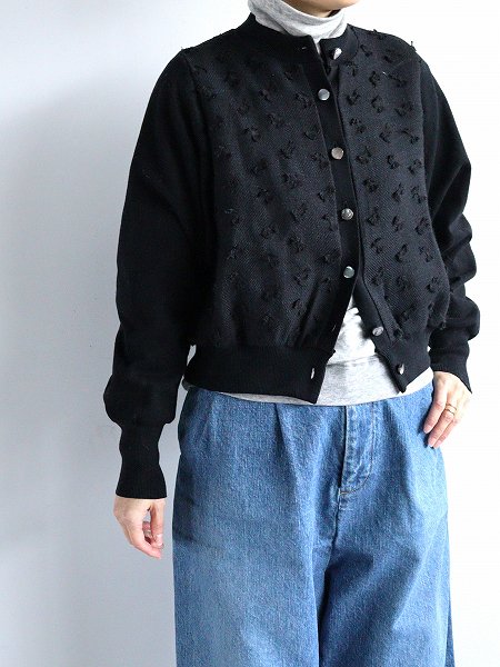 kijinokanoseiknit blouson / itomaki(w)