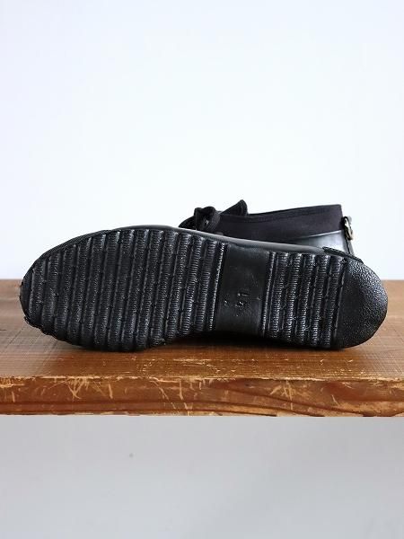 NOVESTA RUBBER SNEAKER LOW / BLACK