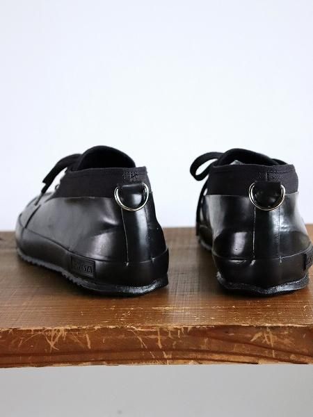 NOVESTA RUBBER SNEAKER LOW / BLACK