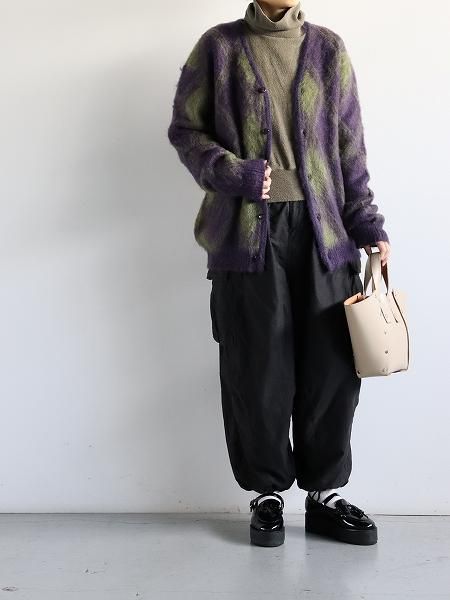 NEEDLES Mohair Cardigan - Argyle (#NS278)