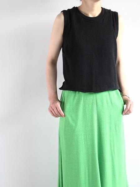 nido (˥) COTTON TANK-TOP