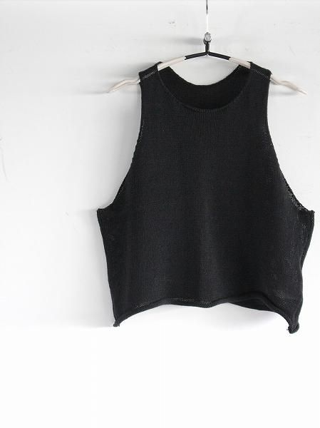 nido (˥) COTTON TANK-TOP