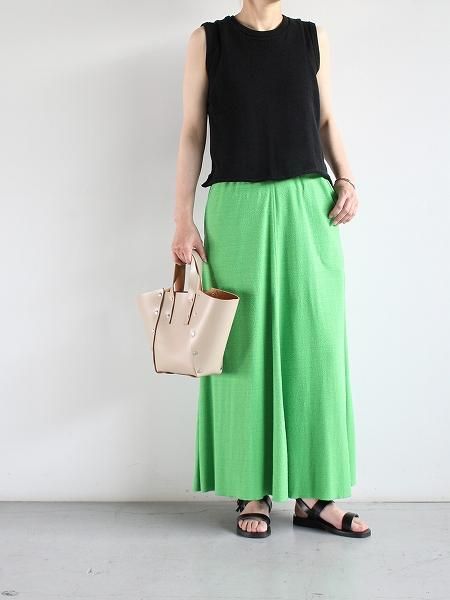 nido (˥) COTTON TANK-TOP