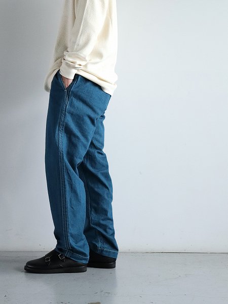 Sans limite 12oz DENIM gomme pants /  indigoβ