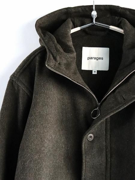 parages (ѥϡ) Parka Refuge Wool Coat