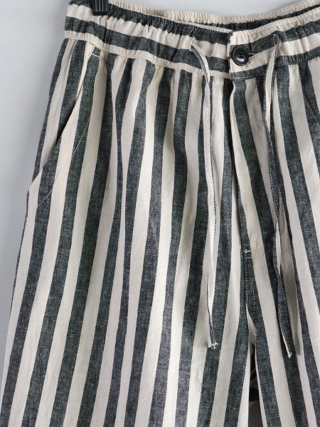 parages (ѥϡ) Pantalon Nomad raye' / off-white - navy stripes