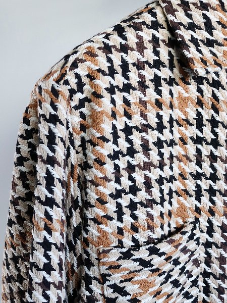 wax londonWHITING OVERSHIRT / HOUNDSTOOTH WEAVE - NATURAL