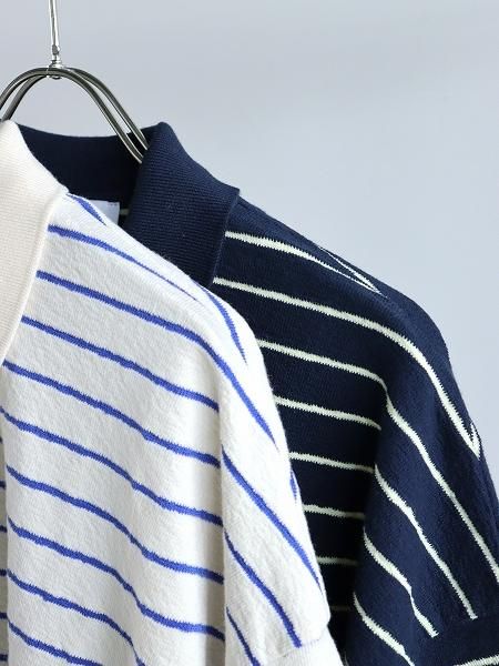 unfeigned / short sleeve oversized polo terry
