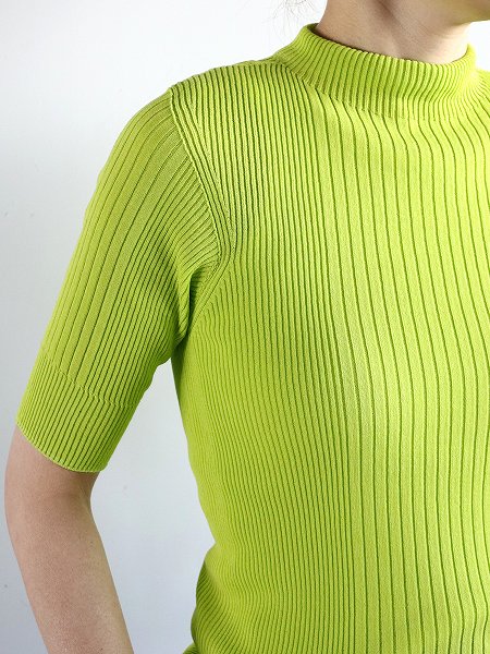 unfilhigh twist cotton ribbed-knit sweater