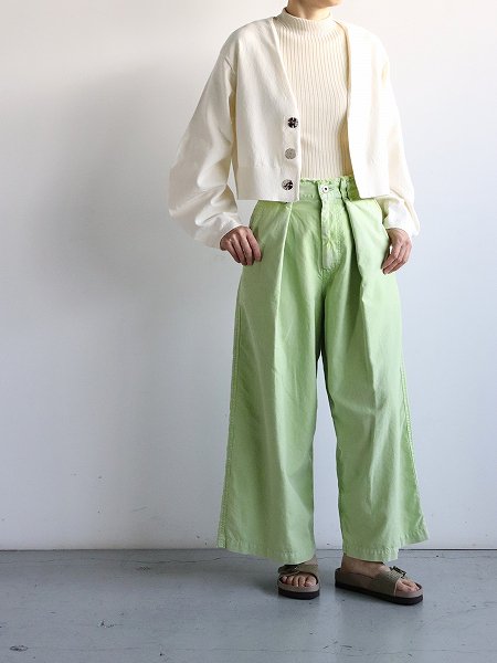 unfilstretch organic cotton cropped cardigan