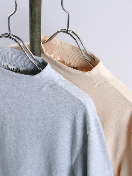 unfilstretch organic cotton bottle neck sweater  WVSP-UW120