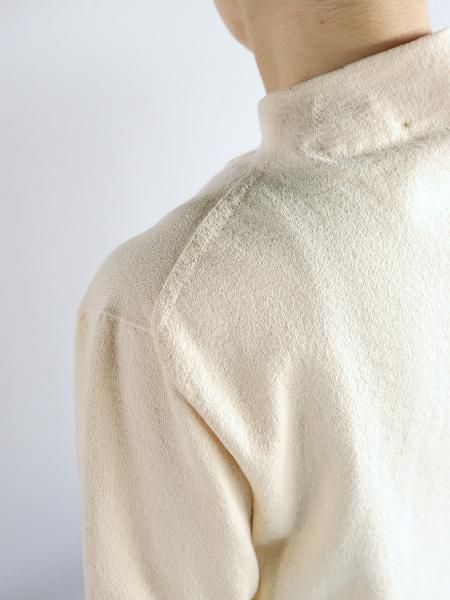unfilstretch organic cotton bottle neck sweater  WVSP-UW120