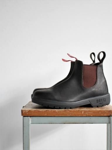 EU35.5 ブラウン【新品未使用】Rossi boots サイドゴアブーツ