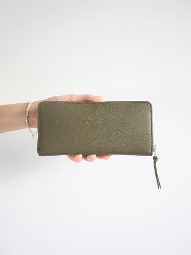 ERA. (イーラ) BUBBLE CALF ROUND SLIM WALLET (L001)