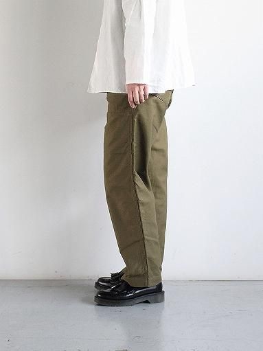 ARAN FATIGUE 46 - BACK SATIN / ARMY GREEN (MENS & LADIES