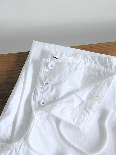 eleven 2nd Fine Cotton Poplin Wide Pants / White (LADIES)